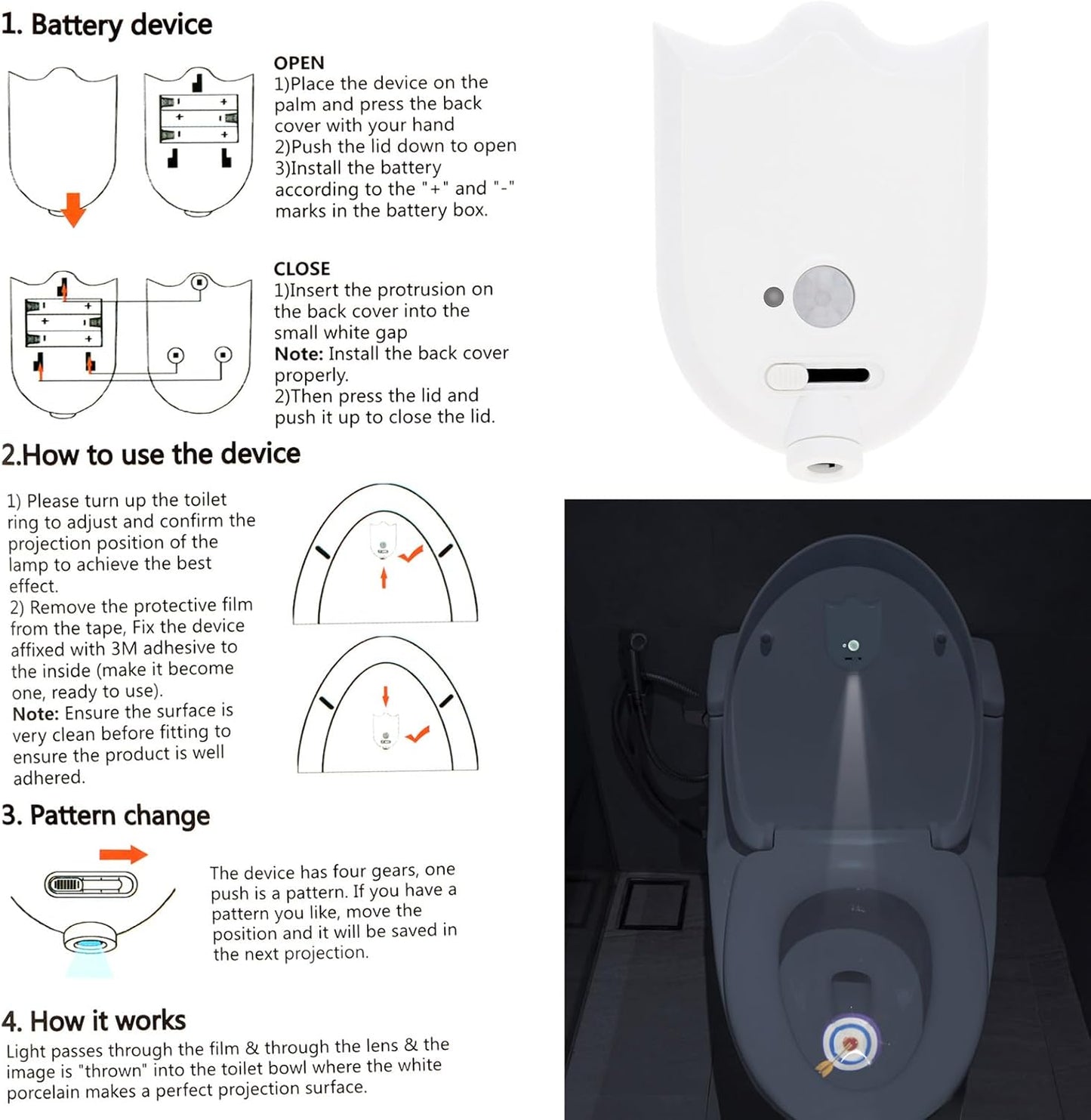 MidnightAim™ Toilet Light